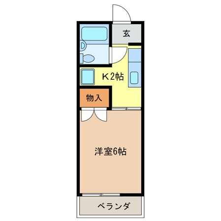 スカイ江戸橋の物件間取画像